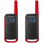 Motorola Walkie Talkie, domet 8 km, 16 kanala, crvena - TLKR T62 RD