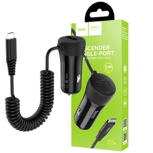 hoco. Auto punjač sa micro USB kabelom, 1 x USB, 2.4 A max. - Z21A Ascender single USB