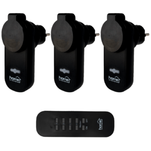 home Strujna utičnica sa daljinskim upravljačem, set 3 kom. - THO 113