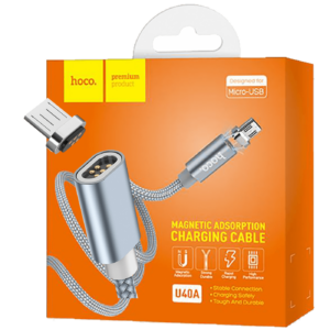 hoco. USB kabl za smartphone, metal magnetic, micro USB, 2.0 A - U40A Magnetic microUSB