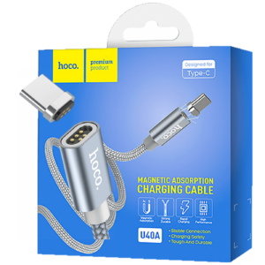 hoco. USB kabl za smartphone, metal magnetic, type C, 2.0 A - U40A Magnetic type C