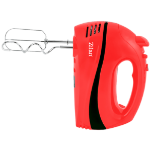 Zilan Mikser ručni, 5 brzina+turbo, 300 W, crveno/crna - ZLN8401 (ZLN8402/RD)