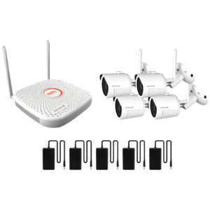 Amiko Home Set za video nadzor, 2 Mpixel, 4 x bullet cam., 9 ch, WiFi - WIFI KIT-4900