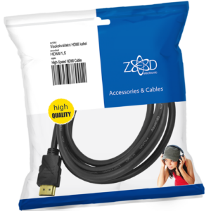 ZED electronic HDMI kabl, 1.5 met, ver. 1.4 - HDMI/1,5