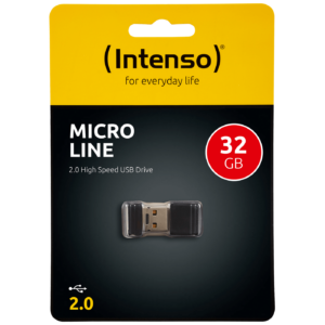 (Intenso) USB Flash drive 32GB Hi-Speed USB 2.0, Micro Line - ML32