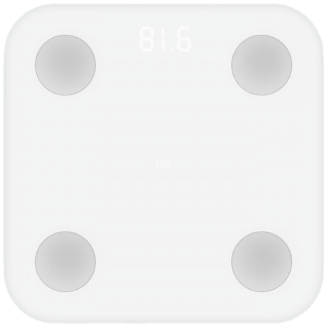 Xiaomi Pametna vaga, tjelesna, do 150 kg, LED Display, Bluetooth - Mi Body Scale 2