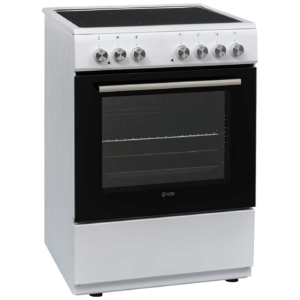 VOX Štednjak 4 staklokeramičke ringle, pećnica 69 lit., 60cm - CHT 6000 W