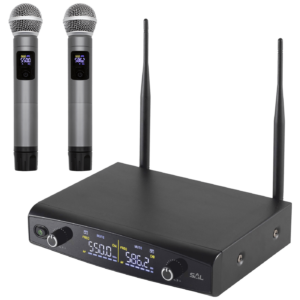 SAL Bežični set, 2 bežična mikrofona i prijemnik - MVN 600