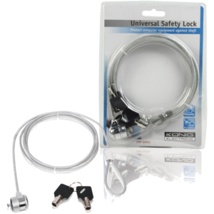 Konig Zaštitni kabl / sajla za laptop sa ključem, 3 metra - CMP-SAFE3/3