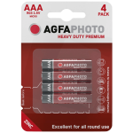 Agfa Zinc baterije, AAA, 1.5 V, blister 4 kom. - AAA B4
