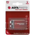 Agfa Zinc baterije, 6F22, 9 V, blister 1 kom. - 9V B1