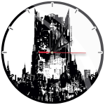 DC Zidni sat, Marvel Batman - Gloss Wall Clock Batman 002