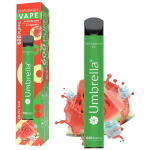 Umbrella Cigareta elektronska, jednokratna, Watermelon Ice 20mg - 600 Puffs Watermelon Ice 20mg