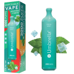 Umbrella Cigareta elektronska, jednokratna, Fresh Mint 20mg - 3000 Puffs Fresh Mint 20mg