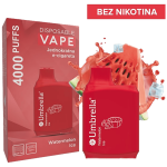 Umbrella Cigareta elektronska, jednokratna, Watermelon Ice 0mg - 4000 Puffs Watermelon Ice 0mg