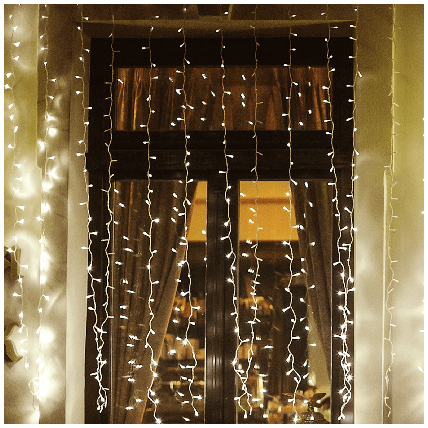 home Dekorativna LED rasvjeta, svjetlosna zavjesa - KAF 210LC/WW