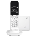 Gigaset Telefon bežični, Alfanumerički b&w display, Baby monitor - CL390 White
