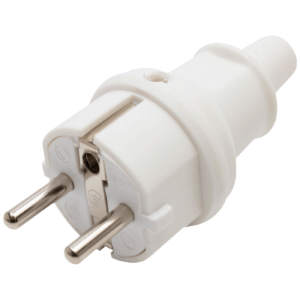 home Utikač strujni, schuko, ravni, gumirani, IP44 - NGD 03