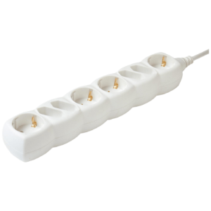 home Produžni kabl, 4 shuko+4 euro utičnice, 1.5mm²,3 met, bijeli - NV 18-3/WH/1,5