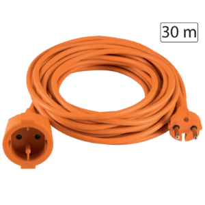 home Produžni strujni kabl 1 utičnica, 30m, H05VV-F, orange - NV 4-30/OR/1,5