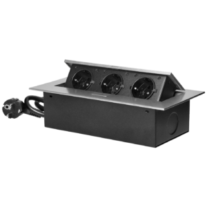 Orno Produžni kabel sa 3 x Schuko utičnice, ugradbena - OR-AE-1372(GS)/G