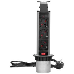 Orno Produžni kabel sa 3 x Schuko utičnice, ugradbena - OR-AE-1347(GS)