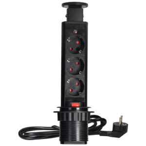 Orno Produžni kabel sa 3 x Schuko utičnice, ugradbena - OR-AE-1347(GS)/B