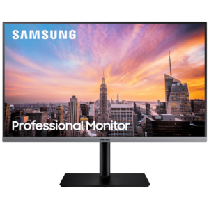 Samsung Monitor 27", Pivot, IPS LED, FullHD, HDMI, DisplayPort - LS27R650FDUXEN