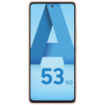 Samsung Smartphone 6.5",Dual SIM,Octa Core 2.4GHz,RAM 8GB,64Mpixel - Galaxy A53 5G 8GB/128GB Peach