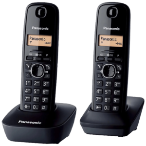 Panasonic Telefon bežični, sa dvije slušalice, 1.4" LCD display - KX-TGB612FXB