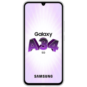 Samsung Smartphone 6.6", 5G, Octa Core 2.6GHz, RAM 6GB, 48Mpixel - Galaxy A34 5G 6GB/128GB Silver