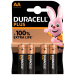 Duracell Baterija alkalna, AA, 1,5 V, blister 4 kom. - Mignon AA B4