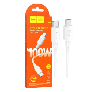 hoco. USB kabl za smartphone, type C, 100W, bijela - X96 Hyper, 100W, White