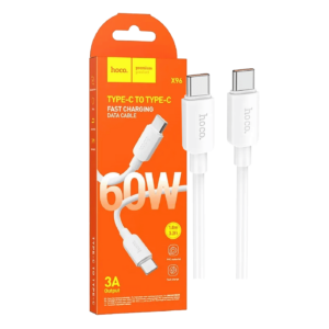 hoco. USB kabl za smartphone, type C, 60W, bijela - X96 Hyper, 60W, White