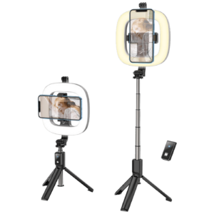 hoco. Držač za smartphone sa svjetlom, 4.7 - 6.5", Bluetooth - LV03 Plus Showfull