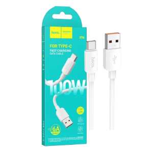 hoco. USB kabl za smartphone, USB-A to type C, 100W, bijela - X96 Hyper, 100W, White