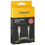 (Intenso) USB kabl za smartphone, USB-A to USB type C, 1.5 met. - USB-Cable A315C