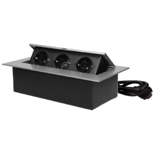 Orno Produžni kabel sa 3 x Schuko utičnice, ugradbena - OR-GM-9037(GS)/G