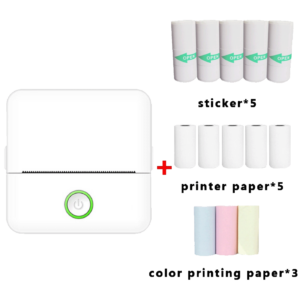 NN-Su Printer, mobilni , Zero INK, Bluetooth, set - X6 Mini Printer, set, Bluetooth