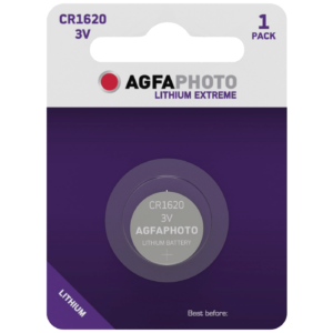 Agfa Baterija litijska CR1620, 3V dugmasta, blister pak. 1 kom. - APCR1620