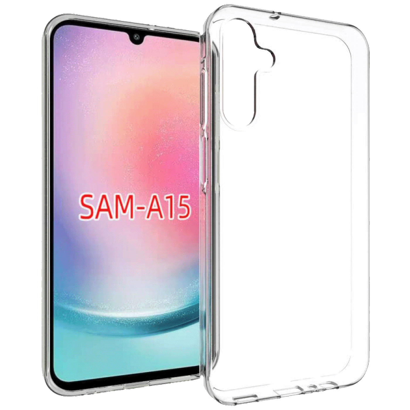 NN-Su Maska za Samsung A15, Transparent - Galaxy A15 TPU Phone Case