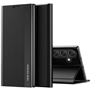 NN-Su Futrola preklopna za Samsung A15, koža, crna - Galaxy A15 Leather Phone Case