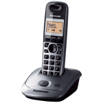 Panasonic Telefon bežični, DECT/GAP, 1.4" display 1.4, metalik siva - KX-TG2511FXM