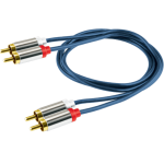 home RCA stereo kabl,2xRCA muški, 2xRCA muški,premium kv., 1.0m - A 3-1M