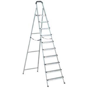 Zilan Ljestve, metalne, 9+1 gazišta - ZLN1213