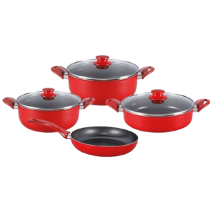 Zilan Posuđe, teflon, set 7/1, crvena - ZLN9379