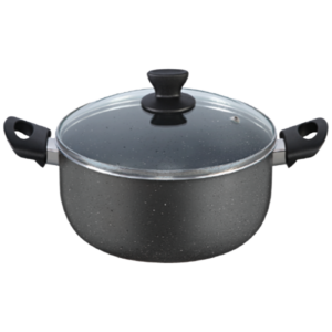 Zilan Lonac sa staklenim poklopcem, granit, 28 cm - ZLN2003